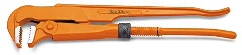 BETA 376 410 - Giratubi modello svedese con ganasce piane a 90° in acciaio forgiato
