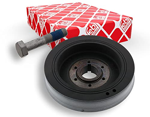 febi bilstein 33795 Riemenscheibe (entkoppelt) für Kurbelwelle, mit | Kompatibel mit: CITROËN JUMPER I Bus, JUMPER I Kasten, JUMPER I Pritsche/Fahrgestell, PEUGEOT BOXER Bus, BOXER Kasten