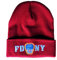 FDNY Wintermütze Beanie Skull Cap Offiziell lizenziert von der New York City Fire Department, Rot/Ausflug, einfarbig (Getaway Solids), Einheitsgröße