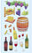 Klebe Stofty Sticker Wein Fest
