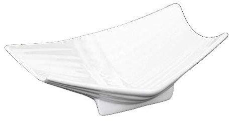Wilmax Wl-996011/A Brotvase, 23 cm, spülmaschinenfest, leicht zu reinigen, feines englisches Porzellan, Weiß, 2 Stück