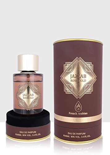 Parfüm Jazzab ARD AL ZAAFARAN für Frauen Eau de Parfum Hohe Qualität und lange Lebensdauer, Orientalisch Arabisch 100ml Zitrusfrüchte, Rosen, Oud und Patchouli + 1 Bakhoor AL-ZAHRA Kostenlos