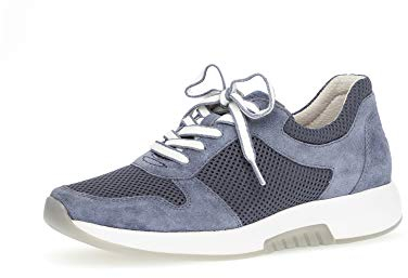 Gabor Damen Low Top Sneaker, Frauen Halbschuhe,lose Einlage,Halbschuhe,straßenschuhe,Freizeitschuhe,keil,Sneaker,Wedge,Keilabsatz,Nautic,38 EU / 5 UK