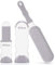 Alihoo Bürste Haarentferner, Pet Pinsel,Neu mit doppelseitiger Fusselbürste und selbstreinigender Basis,perfekt für Möbel,Teppich (Large&Travel Size Brush) Grau