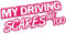 Decus My Driving Scares ME Too XL 0063 (rosa) // Sticker OEM JDM Style Aufkleber