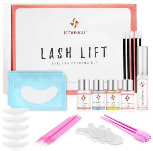 Kit Profesional de Lifting de Pestañas Individuales 2025 - Set Completo Ideal el Rizador, Lash Lift kit Mejorado Permanente, con la nostra Nuova Pegamento (Classic)