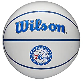 Wilson NBA Team Autogramm Mini-Basketball – Philadelphia 76ers
