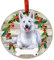 E&S Pets Dekofigur Deutscher Schäferhund, personalisierbar – Hundegeschenke – Keramik rund mit glasierter Oberfläche – Weihnachtsdekoration – Bastelgeschenke – Ornamente für Haustierliebhaber