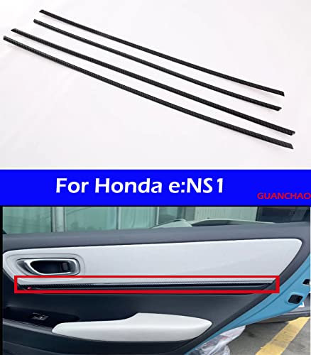 Car Interior Decorative Strip Decorative Frame for e:NS1 2022-2023 (4 Inner Door Trim Carbon Fiber)