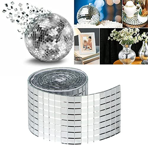 Fliesenaufkleber, Glasmosaik, kleine Partikel, lange Streifen, reflektierende Wandaufkleber, selbstklebend, Klebeband, Rückseite, Kleber, kann sich biegen, kugelförmige Atmosphäre, Lichtaufkleber,