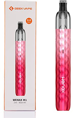Geekvape WENAX M1 Pod Kit | 14-16W 0.8Ω 2ml Cartuccia automatico Costruito in 800mAh Batteria Vape Pen adatta per Wenax M1, Senza liquido senza nicotina