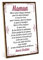 TypeStoff Holzschild mit Text - Danke Mama - Vintage-Look mit Zitat - Geschenk und Dekoration zum Thema Liebe, Mutter und Familie - HS-00400-FR