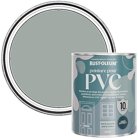Rust-Oleum Grey uPVC Door and Window Paint In Satin Finish - Pitch Grey 750ml