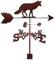 Wetterfahnen Wildfuchs Silhouette Wetterfahne Windrichtungsanzeiger Wetterhahn Edelstahl mit Anti-Rost-Beschichtung (1)