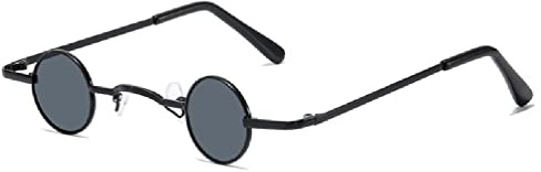 Brille Rund Steampunk Sonnenbrille Gothic Sonnenbrille Kleine Runde Sonnenbrille Runde Metallrahmen Vintage Sonnenbrille