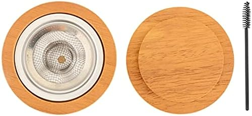 Wooden Cocktail Smoker Lid Kit, Old Fashioned Drink Smoker Infuser Kit, for Infuse Cocktail, Whiskey, Wine, Meat,Salad and BBQ
