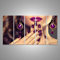 Bild auf Leinwand Luxus Mode Stil Nägel Maniküre Kosmetik Make Up Und Lockiges Haar Wandbild Poster Kunstdruck Bilder