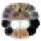 YHNMMNO 16 Stück Kunstfell Pompon, 10cm Fellbommel Faux, Fuchspelz Flauschigen Pompom Ball für Mützen für DIY Hüte, Taschen, Schals, Schuhe, Schlüsselanhänger, Autoanhänger Basteln