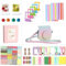 Riosin Accesorios compatibles con la Cámara Fujifilm Instax Mini 12, incluidos Funda Mini 12, álbumes, Filtros, Marcos y Pegatinas (Arcoiris Brillante)