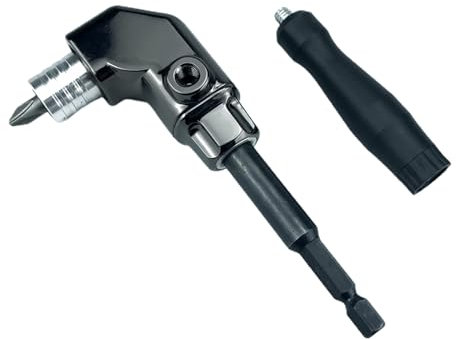 Trapano ad angolo retto, avvitatore angolare a 90 gradi, prolunga per avvitatore elettrico, inserto per chiave a bussola, cacciavite angolare, accessorio per trapano a sgancio rapido