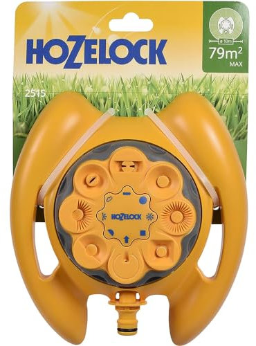 AMK® Hozelock 2515 Multi Spray Pattern Garden Watering Sprinkler For Lawns Up to 79m2