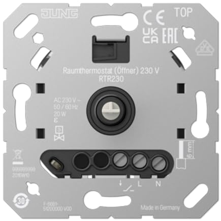 Thermostat (interrupteur NC) 230V (référence : JUNG RTR230)