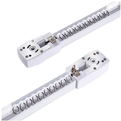 Intelligenter einziehbarer Vorhangmotor, Ruhige glatte stille Vorhang Motorbahn Schiene Maximal 40 kg Ladung freie Länge Unterstützung Geräuscharm, einfache Installation ( Color : 5.70cm , Size : Smal