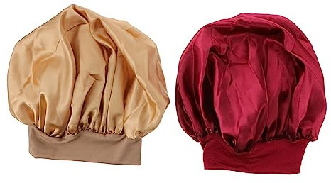 Angoily Sleep Hat Head Wrap Night Sleep Cap Set for Women Satin Material for Bed or Indoor Wear