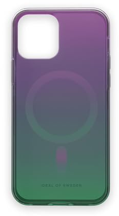 IDEAL OF SWEDEN Durchsichtige Handyhülle mit erhöhten Kanten, Magnetische Handyhülle kompatibel mit Magsafe iPhone-Hülle, für iPhone 12/12 Pro (Fluorite Ombre)