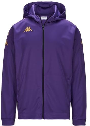 Kappa KAPPA4FOOTBALL GREVOLO - Fleece - Hoodie Full Zip - Uomo - Violet Tillandsia