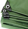 Lona de Lona Impermeable - Lona Verde con Ojales - Lona Resistente de 600 g/m2 para Muebles de jardín/Corral para Pollos/Troncos de Madera/Estanque de Peces/Cubierta de Piscina (Verde 3x5m)