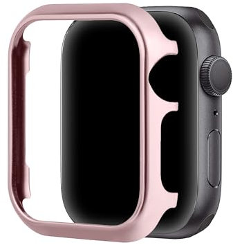 Métal Housse Protection Antichoc Compatible avec Apple Watch 49mm, Coque Complète Bling Glitter Diamant Femmes Smartwatch Etui Rigide Cadre de Protection Compatible avec iWatch Series Ultra 2/1