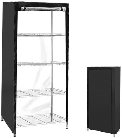 Copertura per scaffali impermeabile, copertura per scaffali, antipolvere, copertura per rack cablato, fodero esterno, protezione per interni, copertura antipolvere con chiusura lampo