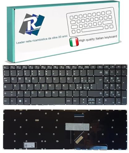 TELEMATICARICAMBI Tastiera italiana compatibile per Lenovo V145-15AST 81MT - V155-15API 81V5