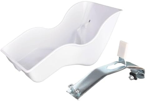Perfeclan Siège de poupée à vélo pour Enfants siège Animal en Peluche pour l'arrière du vélo pour Le Jouet pour Enfants Support Portant Une Chaise Blanche