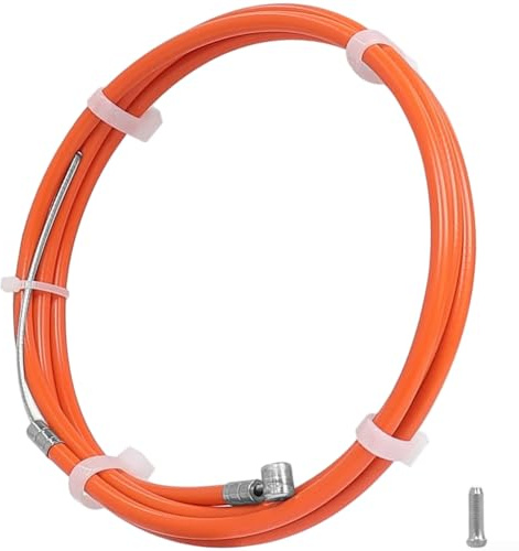 Pumixiy Ninebot F2/F2 Plus/F2 Pro Bremskabel für Elektroroller, Schwarz/Orange, Stahlkonstruktion mit 122,2 cm Kabellänge (Orange)