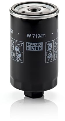 MANN-FILTER, W 719/21 Oil Filter | For Passenger Cars, Highest Filtration Performance, Engine Protection, High Quality Sealing, True OE Engineering
