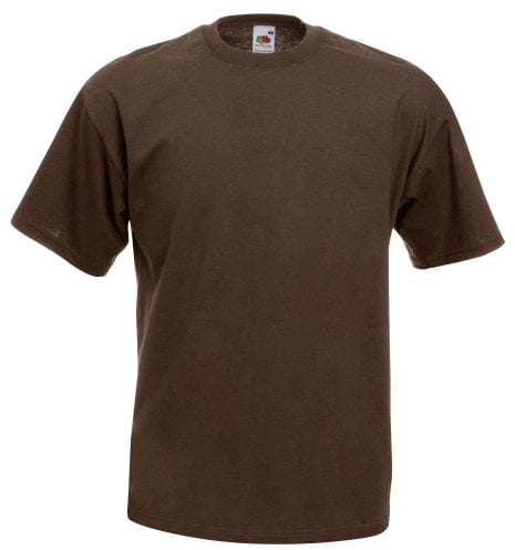 Fruit of the Loom Men's Short-Sleeved T-Shirt - Grey - Large