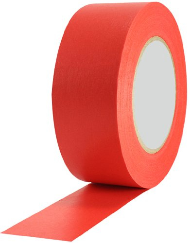 Signs & Labels FBLW3 50mm x 33m Aisle Marking Tape - Red