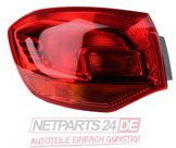 Johns, Heck Leuchte Rückleuchte Rücklicht passend für Opel Astra J 10/2010- außen Links