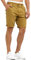 Indicode Herren Cuba Chino Shorts mit 5 Taschen aus Baumwollgemisch | Bermuda Sommershorts für Männer Amber, M