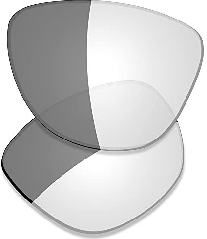 SAUCER Lentes de repuesto prémium para gafas de sol Oakley Frogskins OO9013 | Frogskins Low Bridge Fit OO9245, Activado fotocromático, Talla única