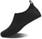 Barefoot Water Shoes Aqua Spotrs Socks Quick-Dry Beach Swim Snorkeling Surf Diving Pool Yoga Shoes for Mens Womens (JH.Black, 4.5/5.5UK)