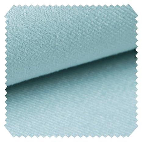 novely® ARTENA - Samtiger Velours-Möbelstoff - Anschmiegsamer Polsterstoff - Robuster Bezugsstoff - Pflegeleichte Meterware 1lfm | Farbe: 10 Hellblau