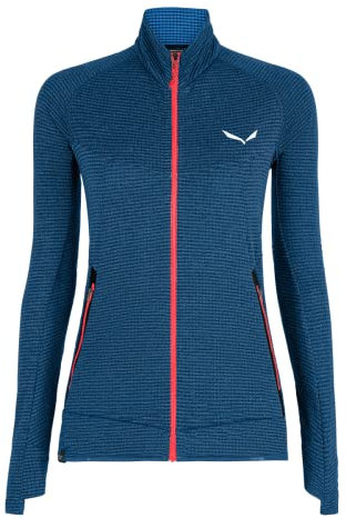 Salewa Damen PEDROC PL R W FZ Fleecejacken, Navy Blazer melange/6080, 42/36