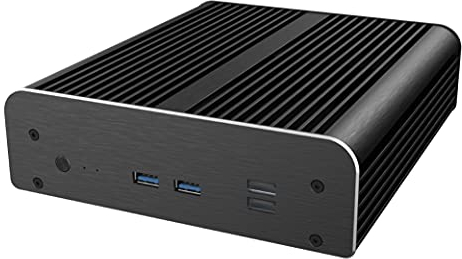 Akasa Newton TN, diseñado para Placas Intel® NUC de 12ª y 11ª generación (Wall Street Canyon y Tiger Canyon), Carcasa silenciosa de Aluminio para PC, refrigeración de CPU sin Ventilador, Soporte de