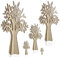 Aurora Store - Albero della Vita in Legno h. 80 cm Decorazione Albero dei Desideri Espositore Bijoux, per Tableau Matrimonio,Comunione, segnaposto Natale e lavoretti bomboniere Fai da Te
