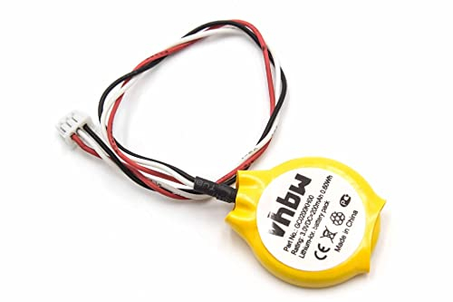 vhbw BIOS-Batterie Ersatz für Dell GC02000KH00 für Computer Notebook (200mAh, 3V, Li-Ion)