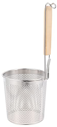 Housoutil Ramen Sieb, Edelstahl Nudelsieb Asiatisch, 14cmramen Nudel Sieb, Pastakorb Mit Stiel Asiatisch