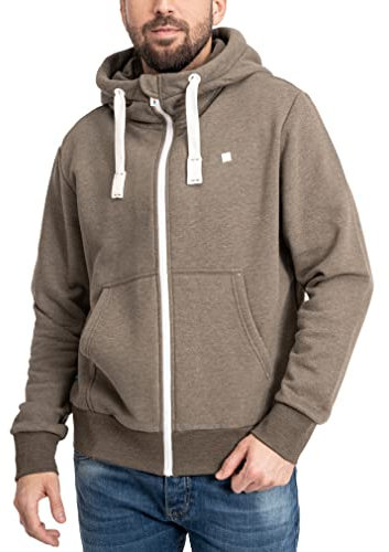 Deproc Active Herren Sweatjacke mit Kapuze Kapuzenjacke Zip Kapuzenpullover Fleecejacke Windbreaker Hoodie mit Reißverschluss FinnCMYK
